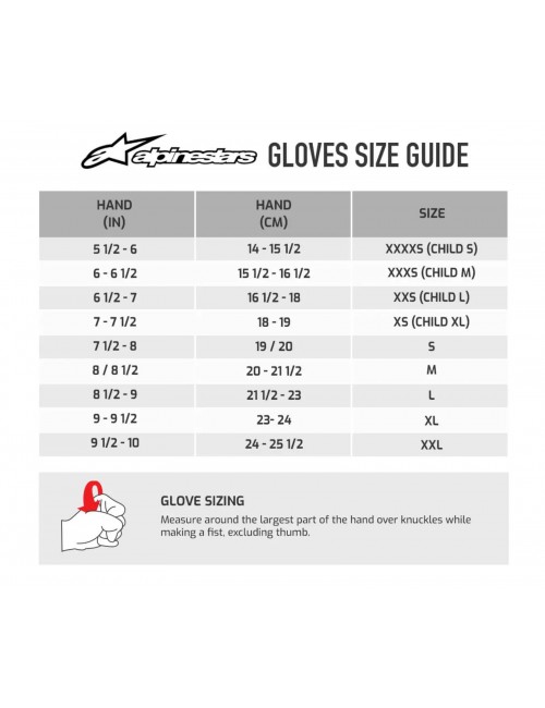 Guantes de Karting FIA Alpinestars Tech 1 kx v4-magickart