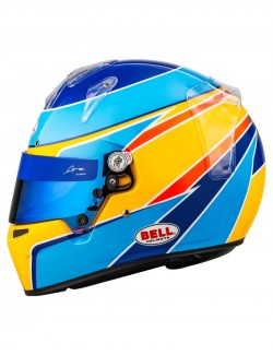 Kart-Helmpackung Bell KC7 Alonso -Magickart