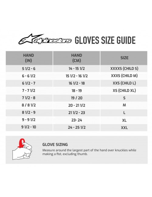 Karting gloves Alpinestars Tech 1 K-Race V2 Pure-Magickart