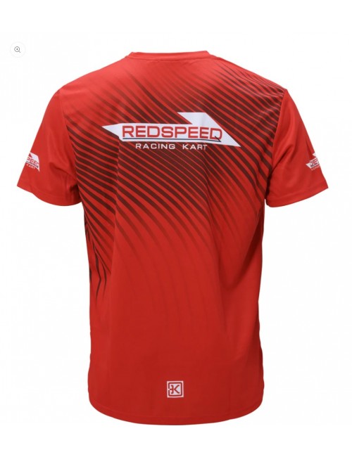 TEE SHIRT REDSPEED ROUGE/NOIR-Magickart