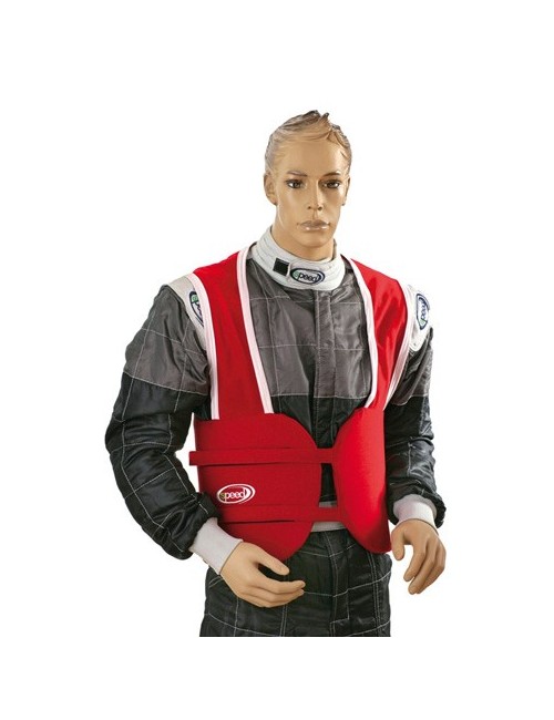 gilet protégé côtes standard rouge