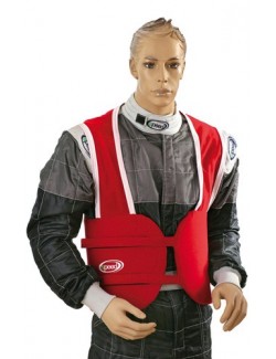 gilet protégé côtes standard rouge