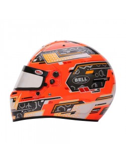 Casque karting Bell RS7 K STAMINA ORANGE-MAGICKART