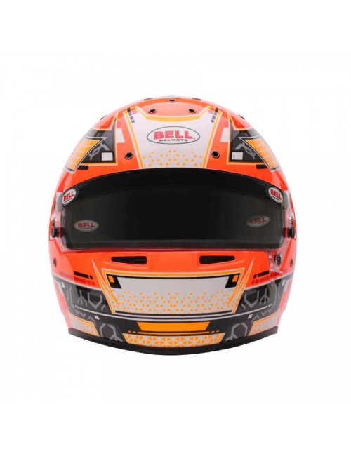 Casque karting Bell RS7 K STAMINA ORANGE-MAGICKART