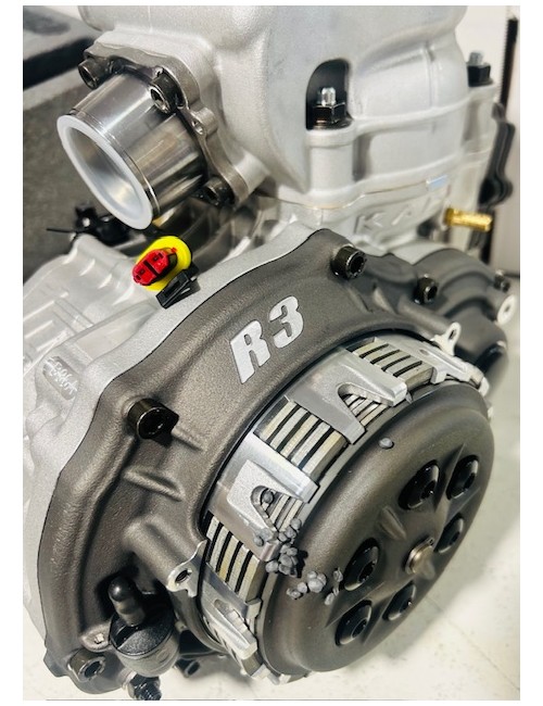 Motor TM KART completo preto KZ R3 -MAGICKART