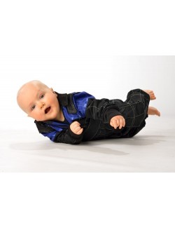 blauer Baby-Overall