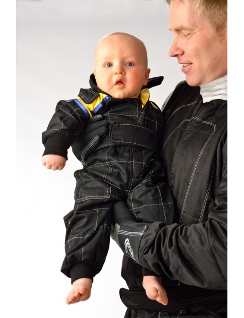 gelber Baby-Overall