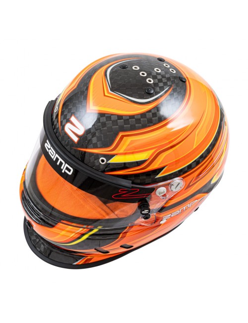 Casco ZAMP RZ67D Carbon Orange - MagickArt