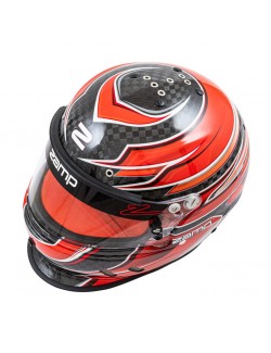 Capacete ZAMP RZ67D Carbon Red - MagickArt