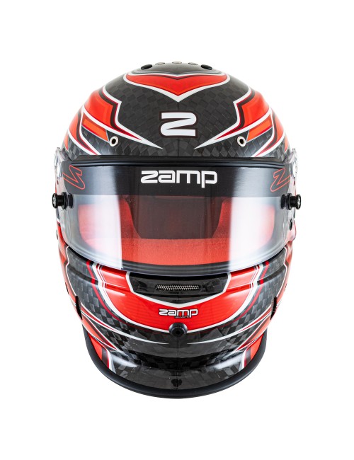 Casco ZAMP RZ67D Carbon RED - MagickArt