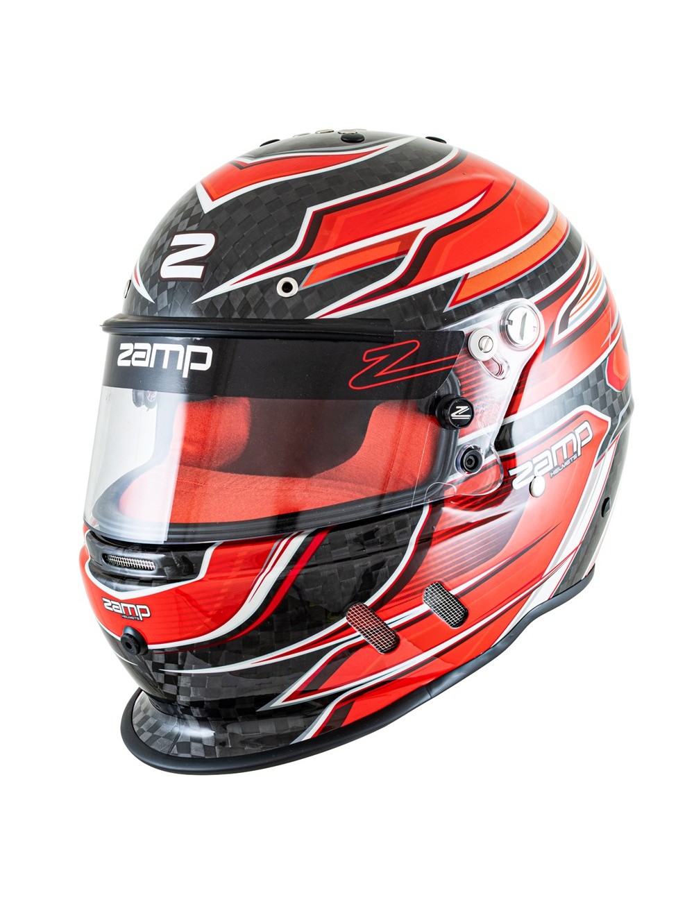 CASQUE ZAMP RZ67D CARBON ROUGE  - Magickart