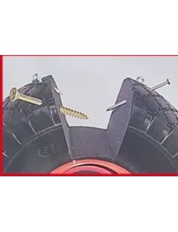 Roue pneumatique anti crevaison pour chariot Dalmi