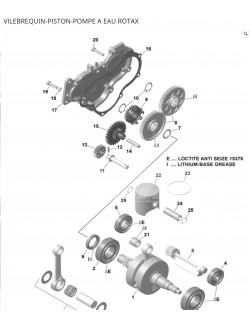 Couvercle d'entrainement Rotax Max evo -Magickart