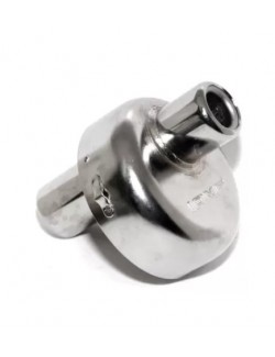 Punta da 100 mm Pot - Chrome-MagickArt