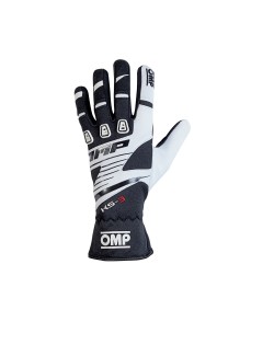 KS-3 KART GANTS OMP black/white-Magickart