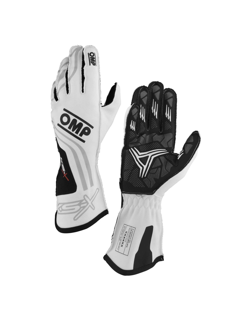 GANTS OMP KS-X WHITE FIA HOMOLATION 8877.2022-Magickart