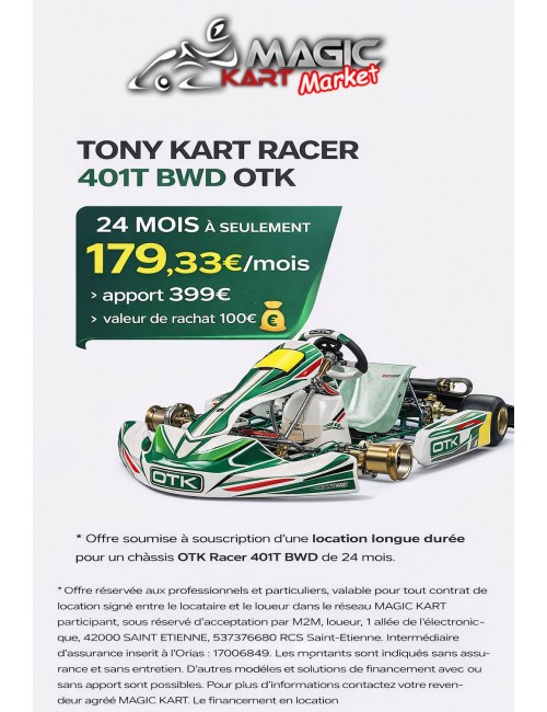 TONY KART RACER 401T BWD OTK
