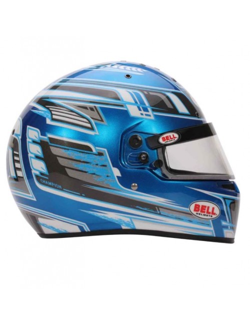 Casco de karting Bell KC7-CMR Campeón Blue-MagickArt