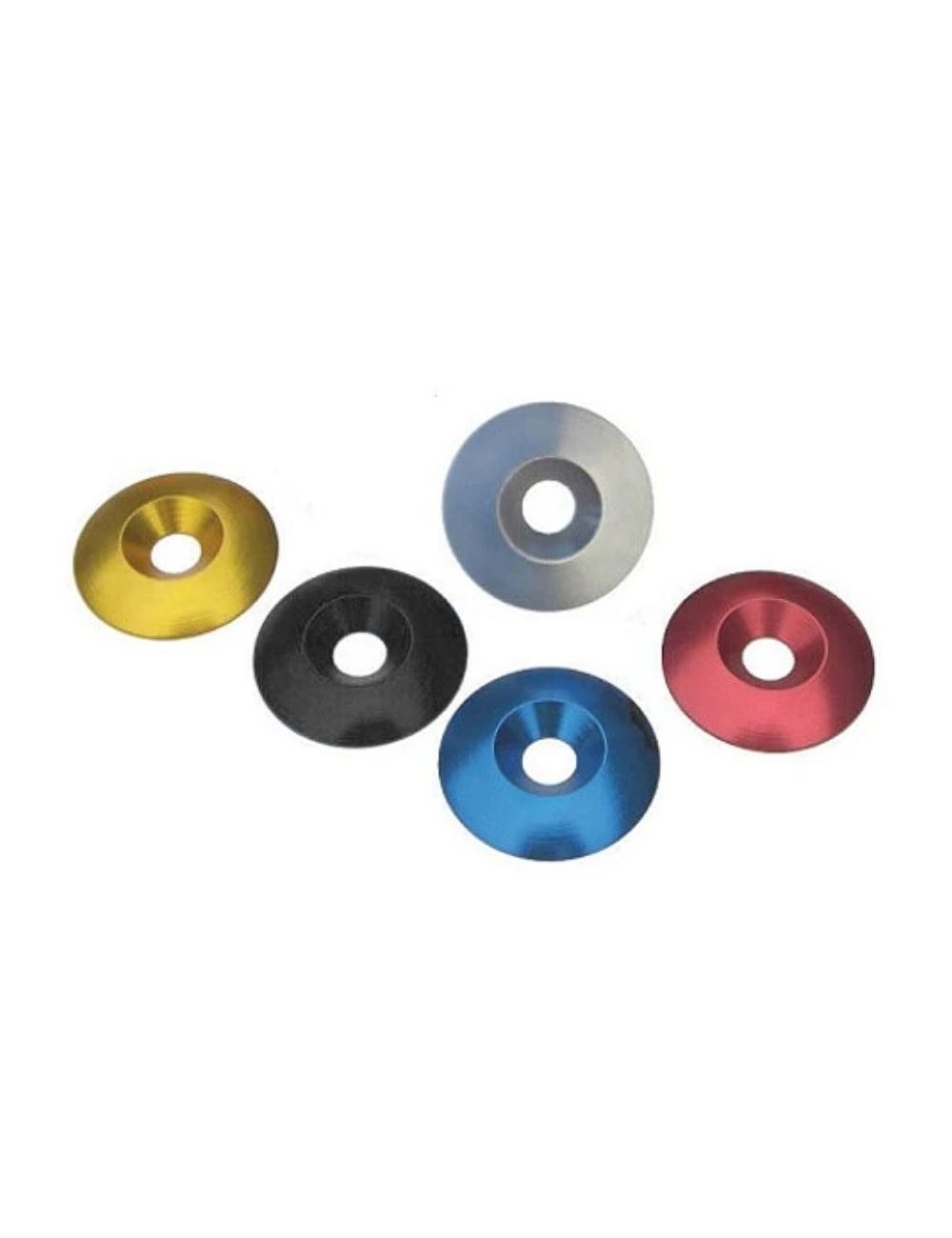 RONDELLE EVASEE 34 x 8mm EN ALUMINIUM ANODISEE -magickart