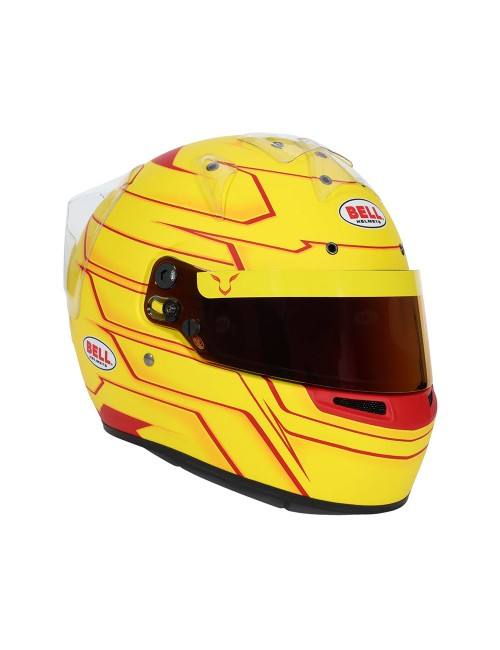 κράνος-Bell-kc7-cmr-Lewis-Hamilton-2026-κίτρινο-karting