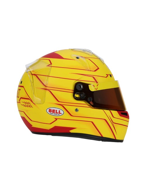 casque-bell-kc7-cmr-lewis-hamilton-2026-jaune-karting