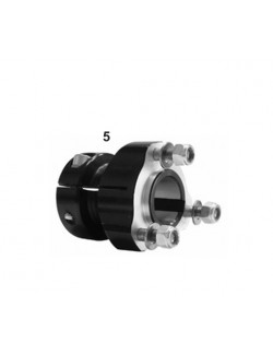 Hub-hinten-maf-30x75-Schwarz-Full-Kart-achs-30mm-magickart