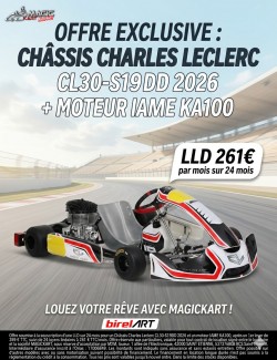 Châssis Charles Leclerc CL30-S19DD 2026 + IAME KA100 | Pack Compétition-Magickart