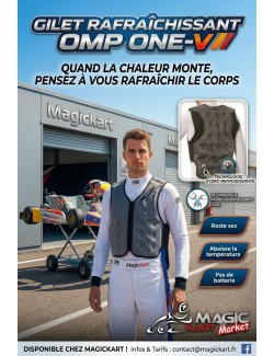 Gilet rafraîchissant OMP ONE-V - Magickart