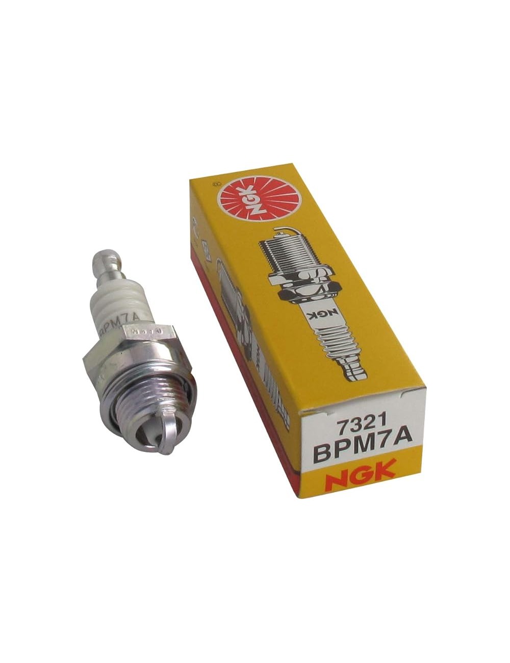 bougie-allumage-ngk-Bpm7a-Motor-Kart-Comer-C50 -MagickArt