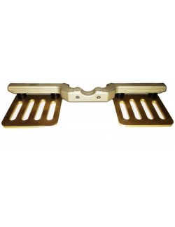 poggiapiedi-regolabile-oro-completo-crg-inalluminio-anodise-kart-karting -MagickArt