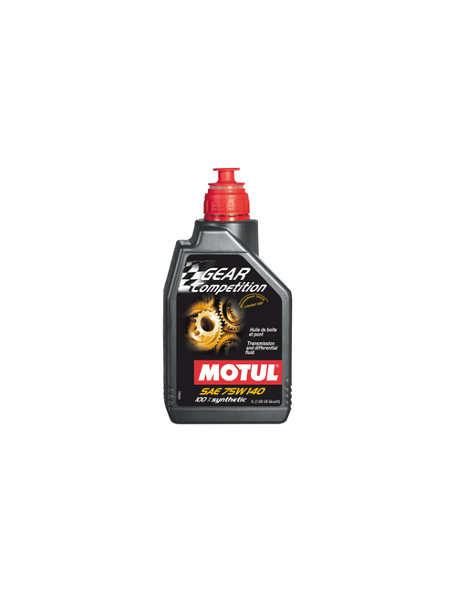 Aceites de transmisión Motul Gear Competition 75W140 en 1L Mo