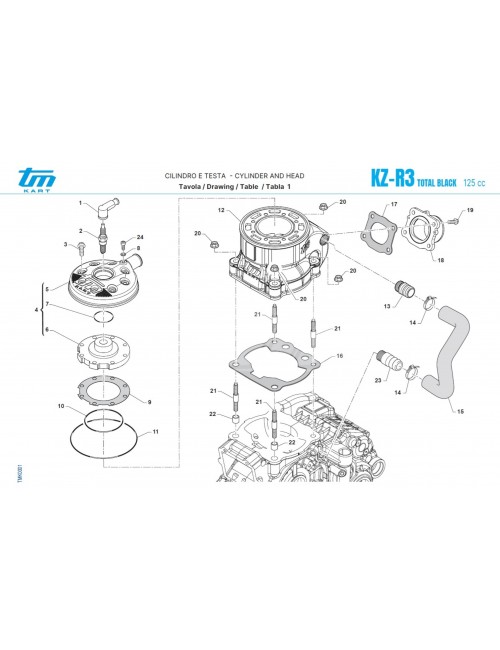 TMKART-MagickArt Lower Cylinder Water Fitting