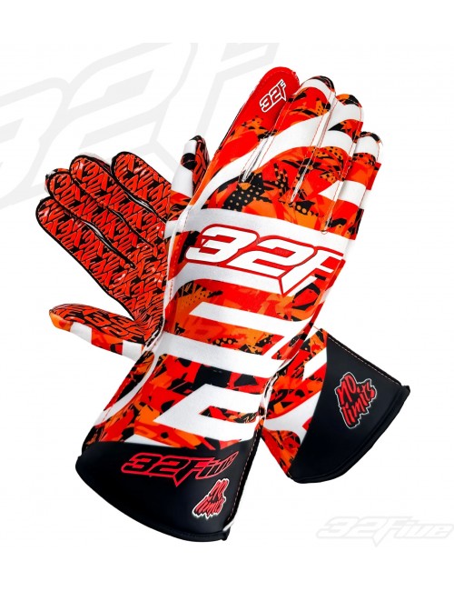 Gants Karting FIA 32Five PLUS F No Limits - Fluo Orange-Magickart