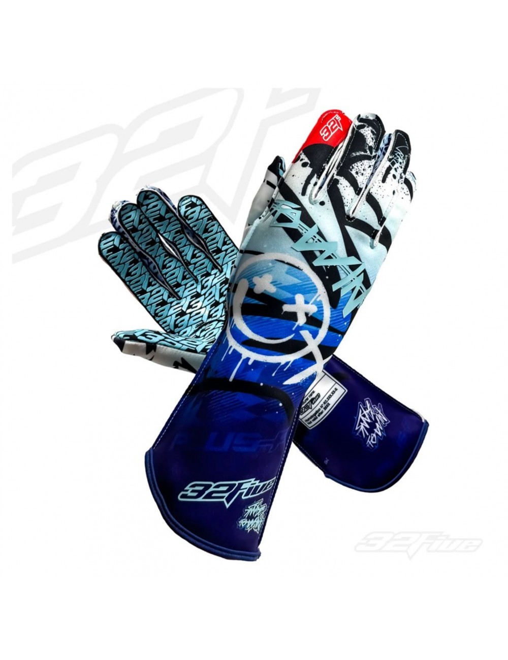 Gants Karting FIA 32Five PLUS F - Ice Blue - Homologués-Magickart