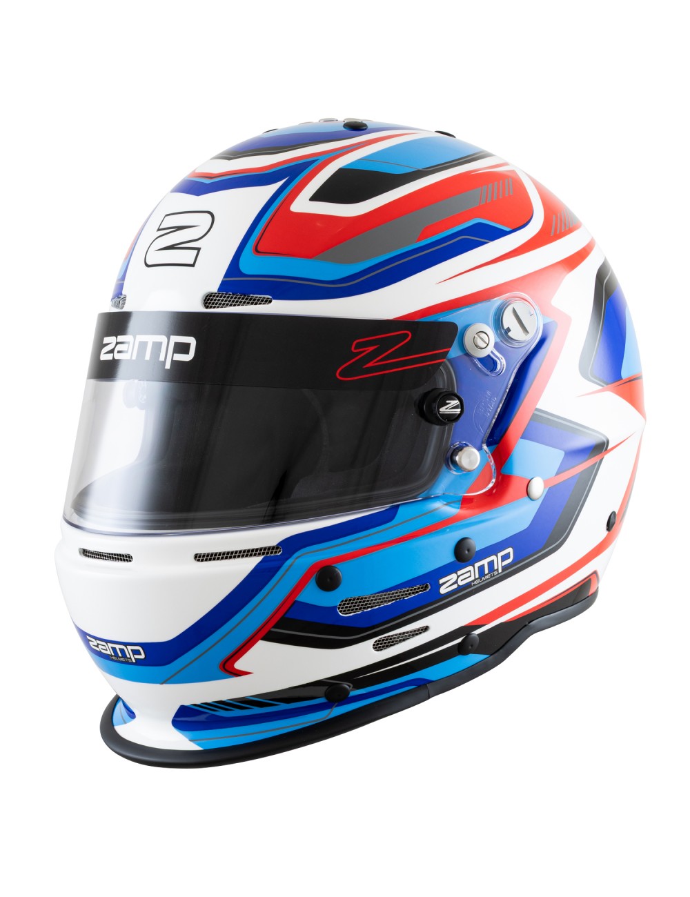 Casco Zamp RZ-63F rosso / Blu - Certificato FIA 8859-2024 SNELL SA2025-MAGICKART