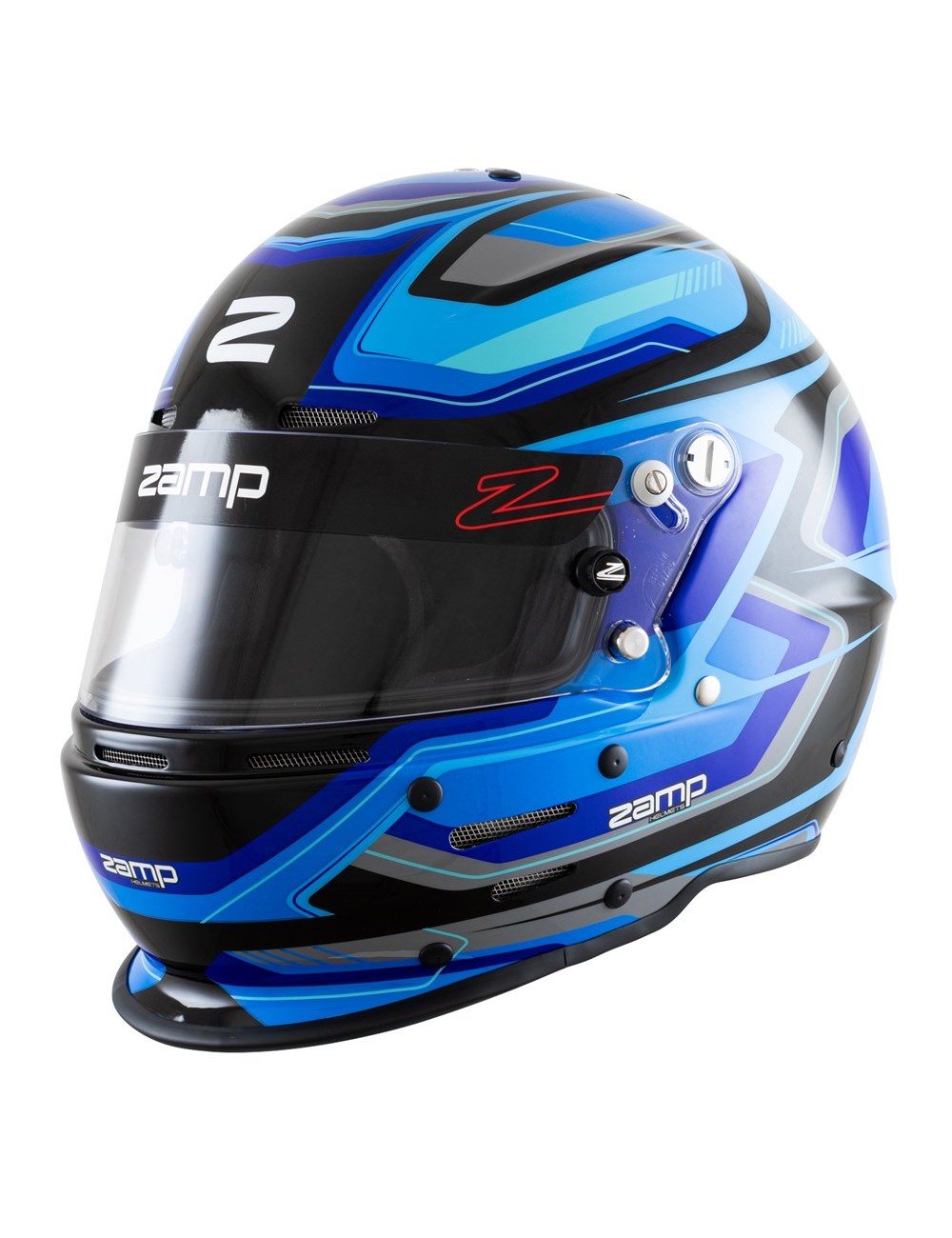 Zamp RZ-63F Blue / Black Helmet - FIA 8859-2024 SNELL SNA2025 -MAGICKART