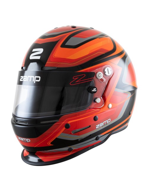 Auricolare Zamp RZ-63F rosso / Nero - FIA 8859-2024 SNELL SA2025-MagickArt approvato