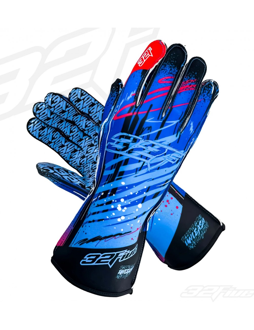 Gants Karting 32Five Unleash Liberation - Bleu - Grip & Style-Magickart