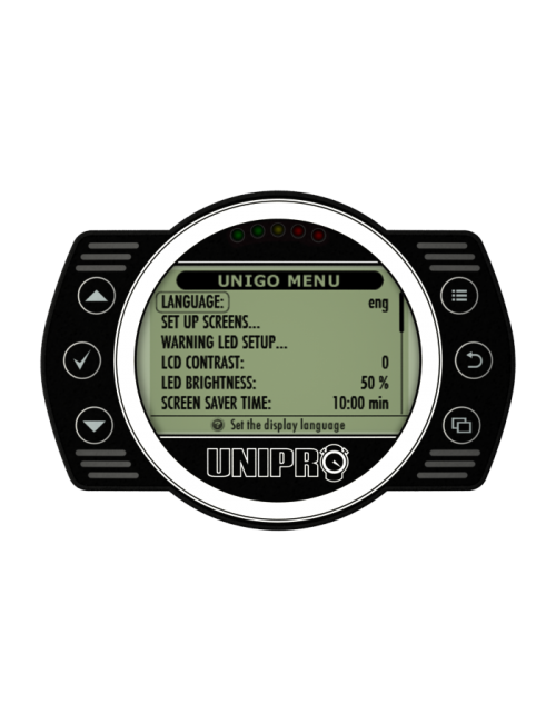 UNIGO 6005 BASIC KIT display con GPS, nero