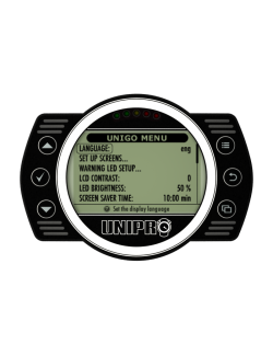 UNIGO 6005 BASIC KIT display con GPS, nero