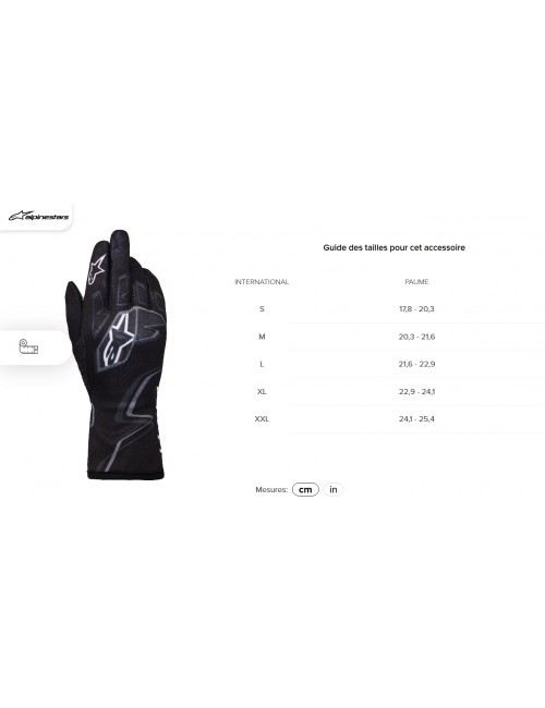 Gloves Alpinestars Tech-1 K Race V2 Graphic 1 - Karting-Magickart