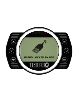 UNIGO 6005 afficheur BASIC KIT avec GPS, noir