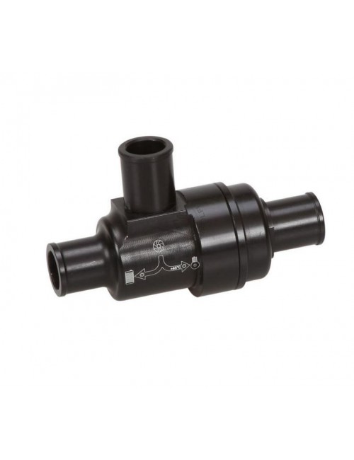 3-way black anodized thermostatic valve 45°C -Magickart