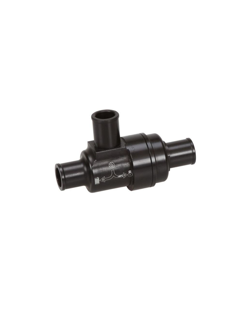 3-way black anodized thermostatic valve 45°C -Magickart 3-way black anodized thermostatic valve 45°C -Magickart