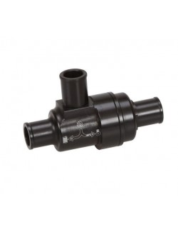 3-way black anodized thermostatic valve 45°C -Magickart