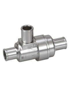 3-way black anodized thermostatic valve 45°C -Magickart