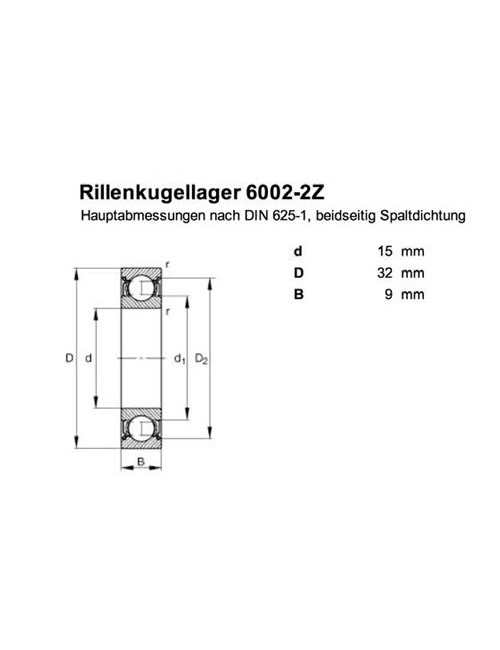 Bearing 6002