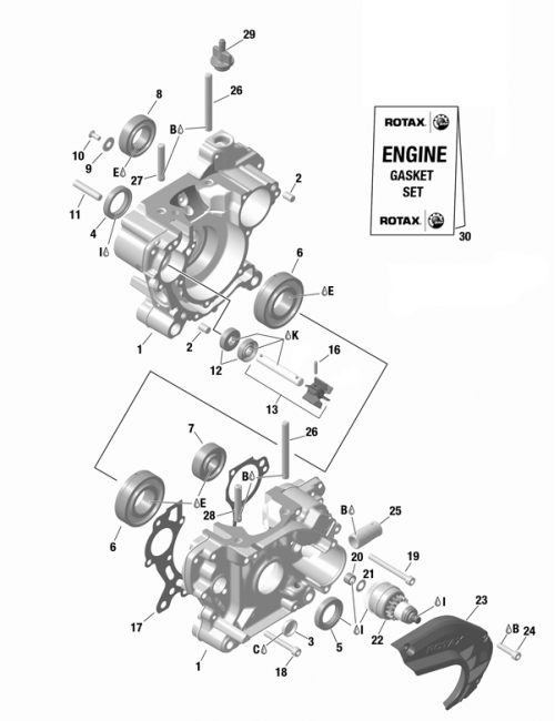 Rotax Tree Bearing 6302 TN9C3 15x4 