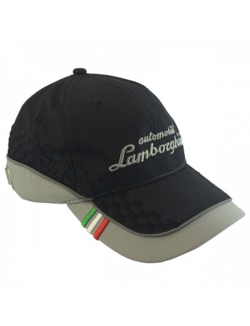 Gorra oficial negra LAMBORGHINI PILOTE SQ