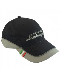 Gorra oficial negra LAMBORGHINI PILOTE SQ